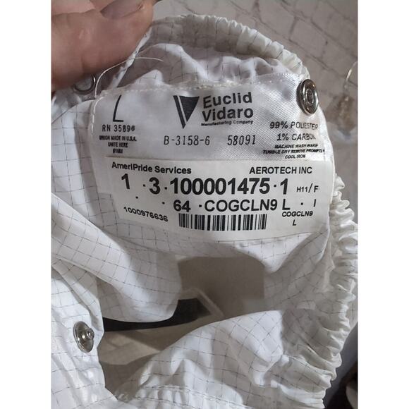 Vidaro Aerotech Alliance Food Lab Coveralls And Over boots Polyester Size Large - Picture 13 of 16